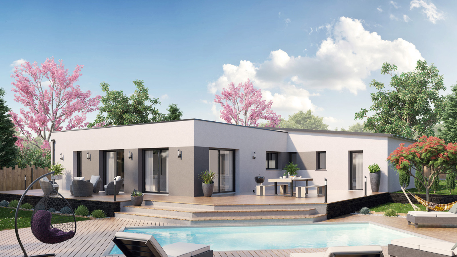 Maison neuve à Saint-Laurent-en-Gâtines avec 4 chambres sur terrain de 513m2 / image 2