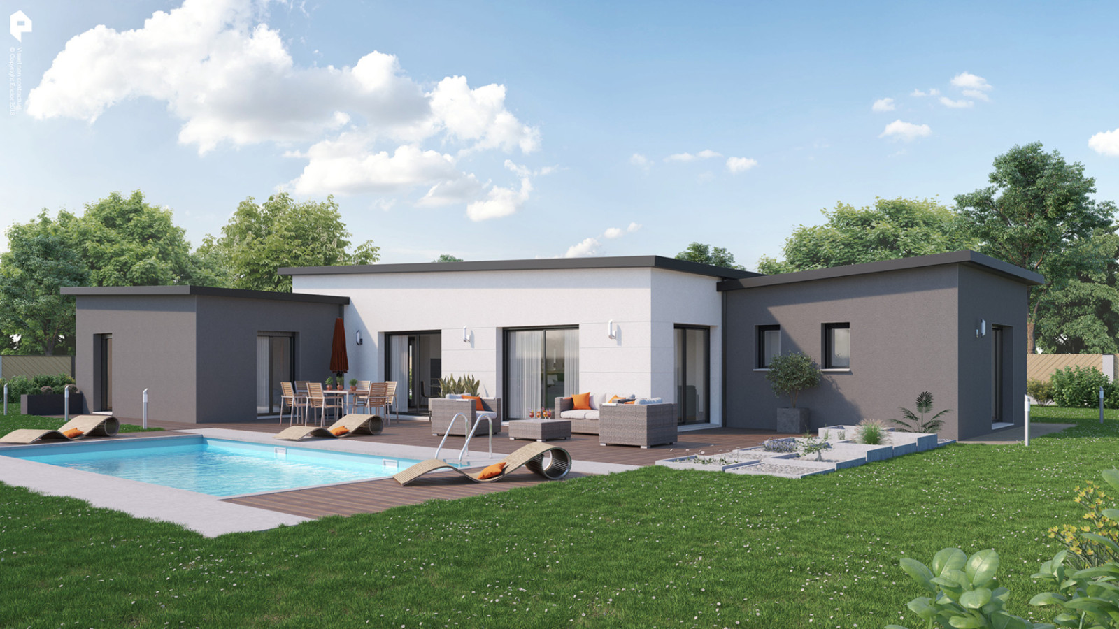 Maison neuve à Ménestreau-en-Villette avec 3 chambres sur terrain de 913m2 / image 2