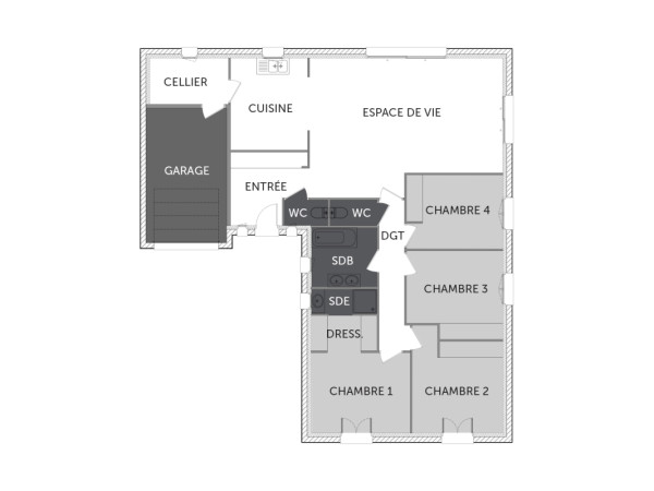 Plan (maison 90)