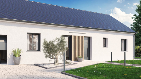 Maison neuve à Athée-sur-Cher avec 4 chambres sur terrain de 730m2 - image 3
