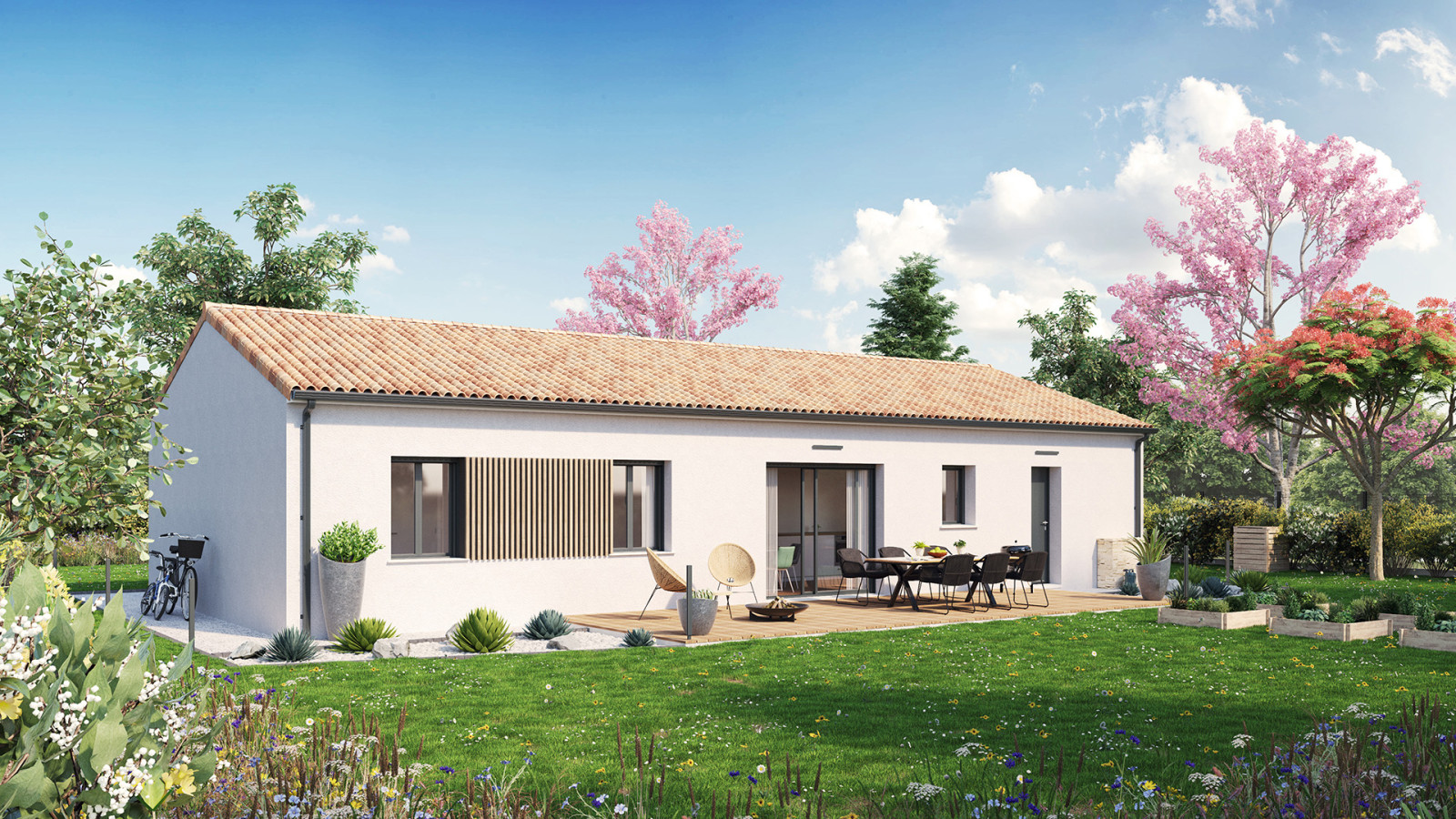 Maison neuve à Chasseneuil-du-Poitou avec 4 chambres sur terrain de 597m2 / image 3