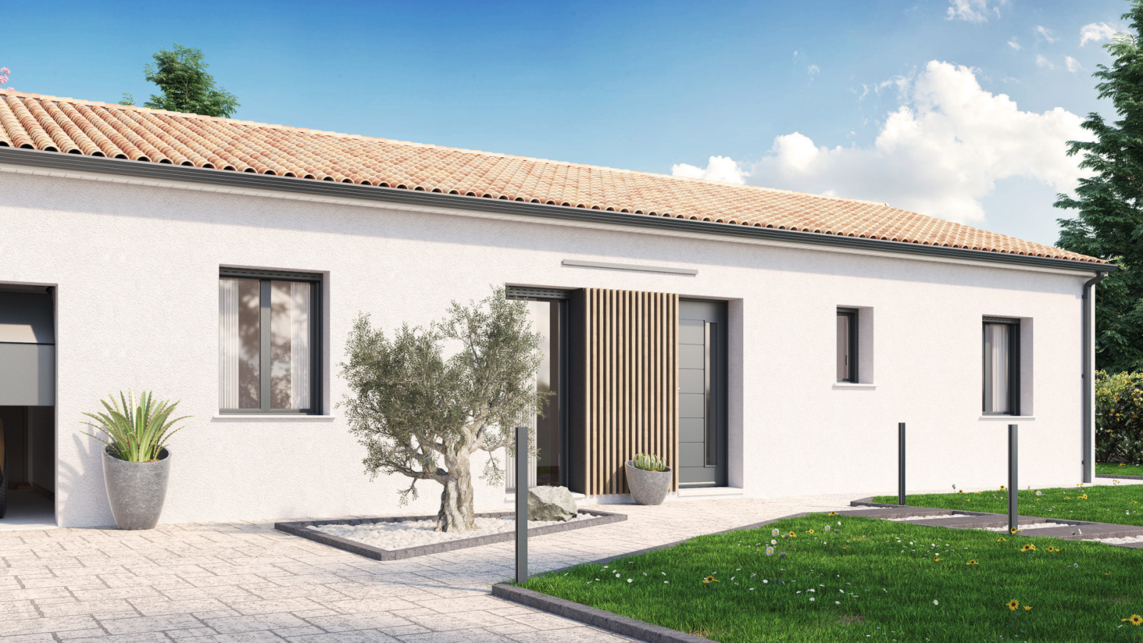 Maison neuve à Chasseneuil-du-Poitou avec 4 chambres sur terrain de 597m2 / image 4